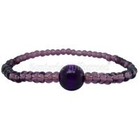 Armband ILDE Lazaro Lisa (Morada Cr) (1 V) Armband ILDE Lazaro Lisa (Morada Cr) (1 V) – Armbänder Orishas