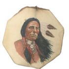 Indianer Handtrommel Handbemalt – Musikinstrumente