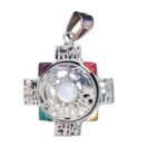 Silber Anhänger „Chakana“ 2. seitig) – Chakana