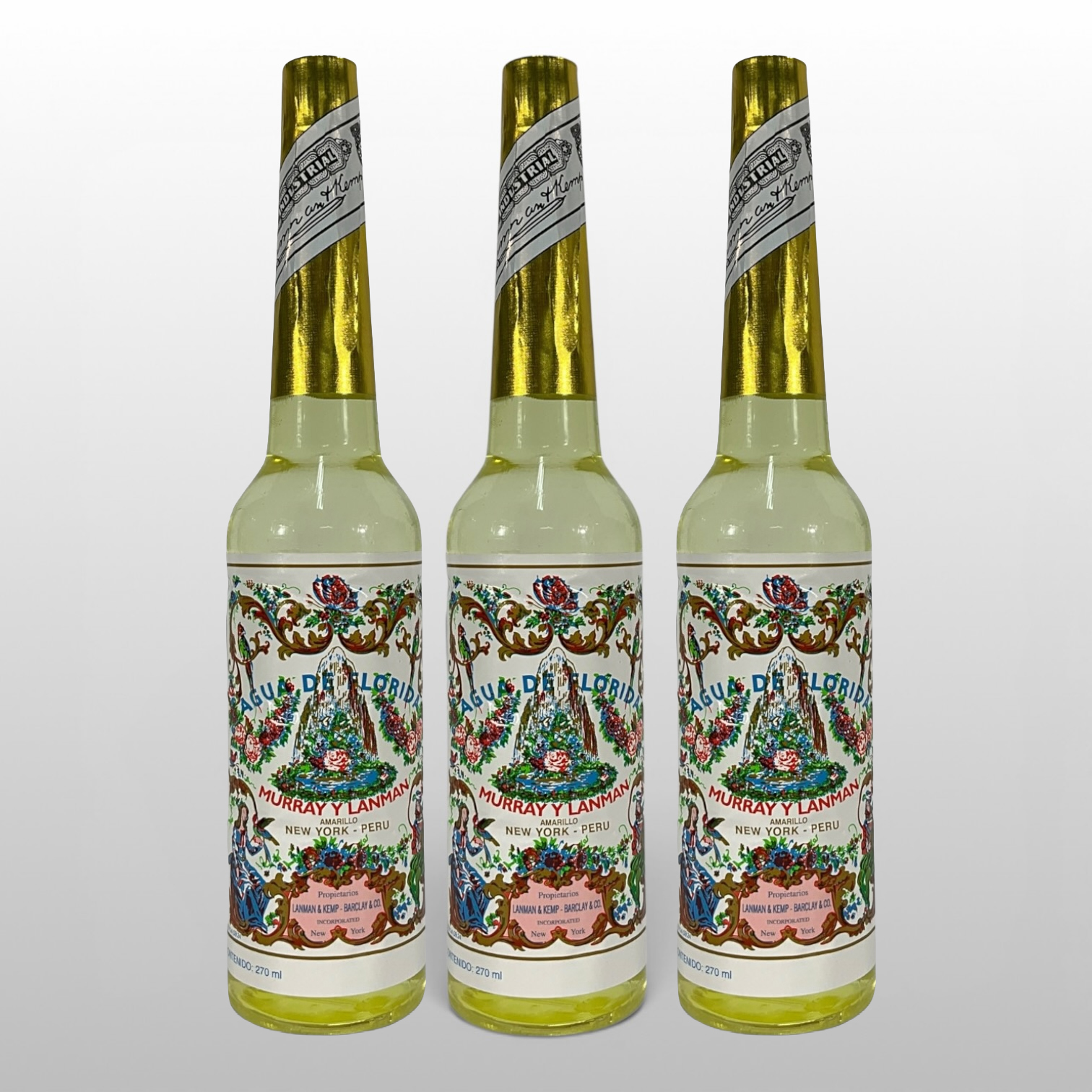 1 Set 3 in 1 Agua de Florida 270 ml – Aguas – Schamanische Duftessenzen & Ritualwässer